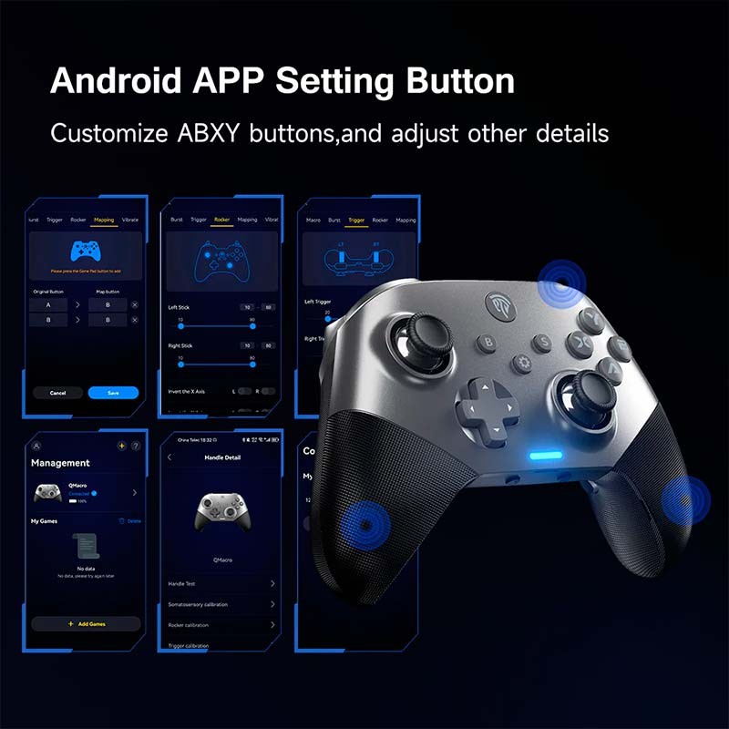 Gamepad EasySMX X10 Prateado - Gamepad para PC, Nintendo Switch e Smartphone (Android e iOS) - Item7
