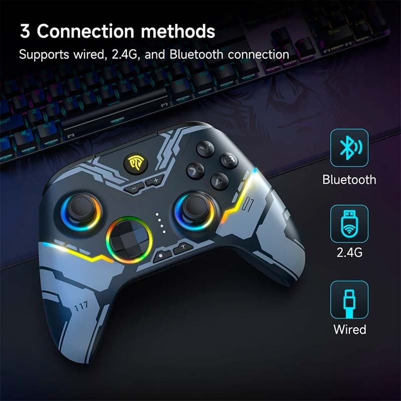 EasySMX X15 - triple méthode de connexion