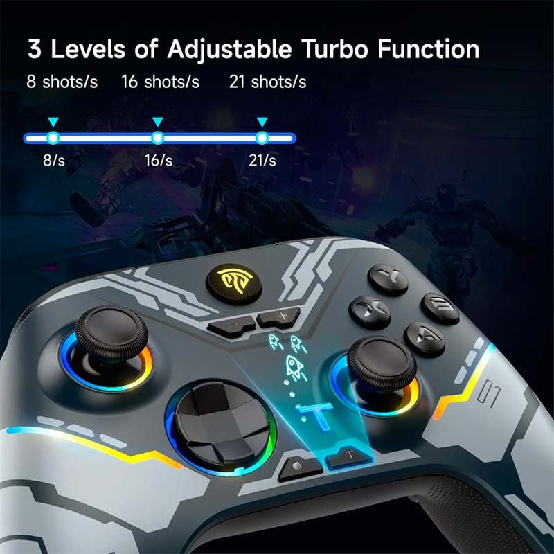 EasySMX X15 - fonction Turbo ajustable