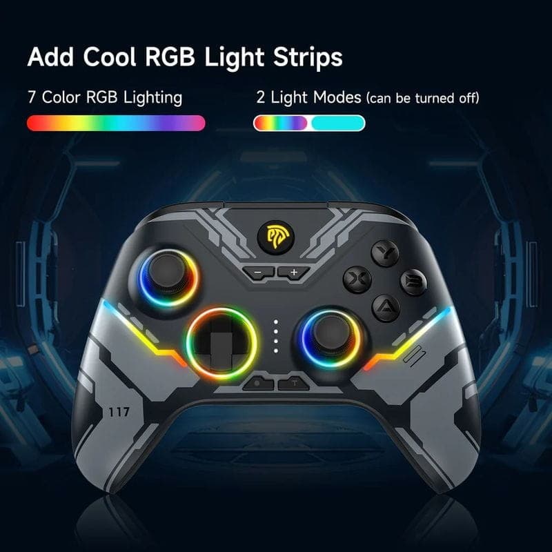 RGB de EasySMX X15 Wukong - Gamepad para PC, Nintendo Switch y Smartphone (Android e iOS)