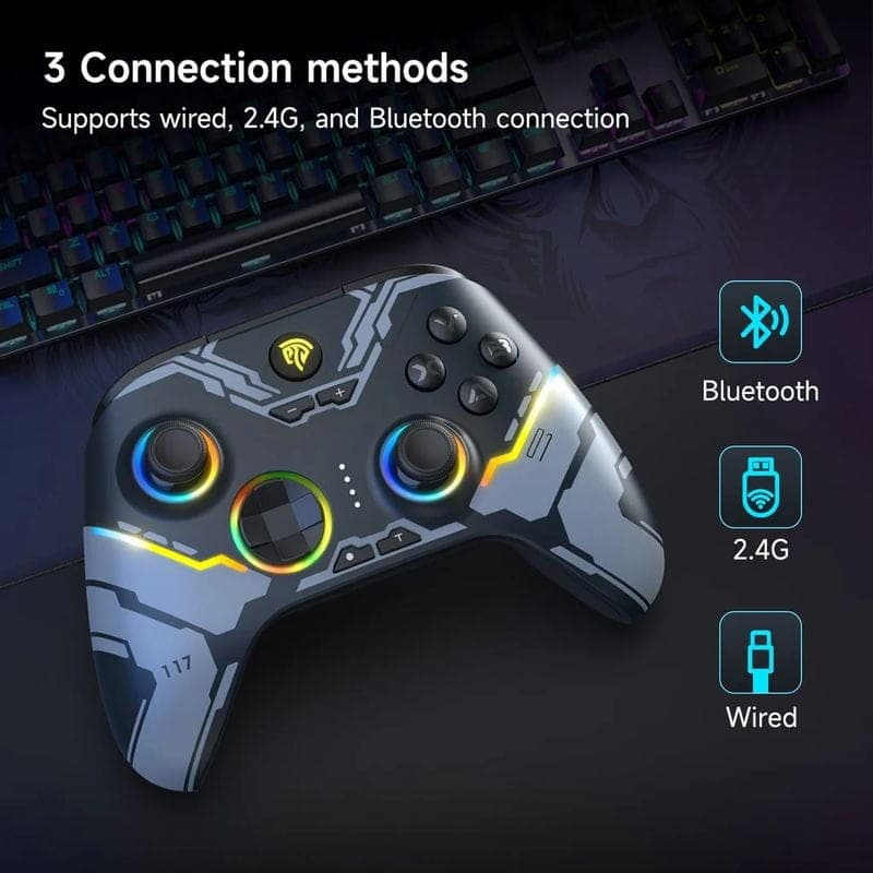 Gran calidad de EasySMX X15 Wukong - Gamepad para PC, Nintendo Switch y Smartphone (Android e iOS)