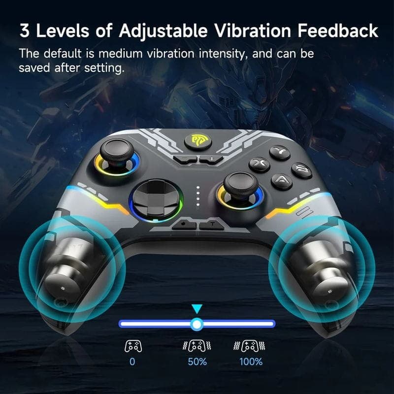 Carga de EasySMX X15 Wukong - Gamepad para PC, Nintendo Switch y Smartphone (Android e iOS)
