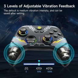 Carga de EasySMX X15 Wukong - Gamepad para PC, Nintendo Switch y Smartphone (Android e iOS)
