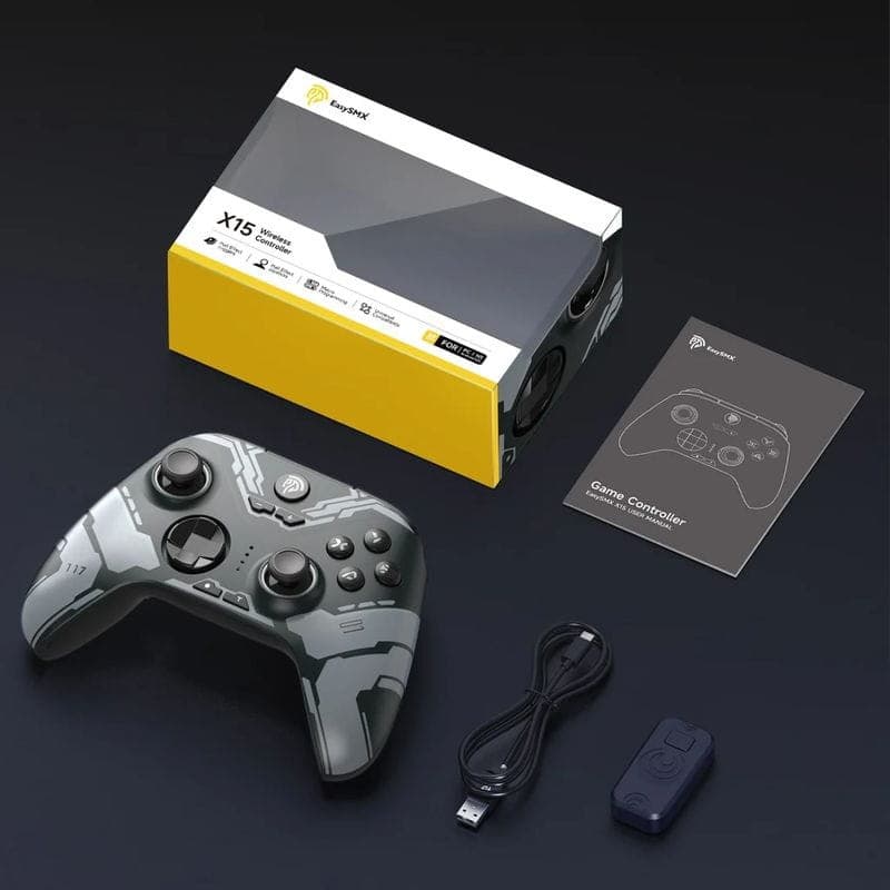 Contenido de EasySMX X15 Wukong - Gamepad para PC, Nintendo Switch y Smartphone (Android e iOS)