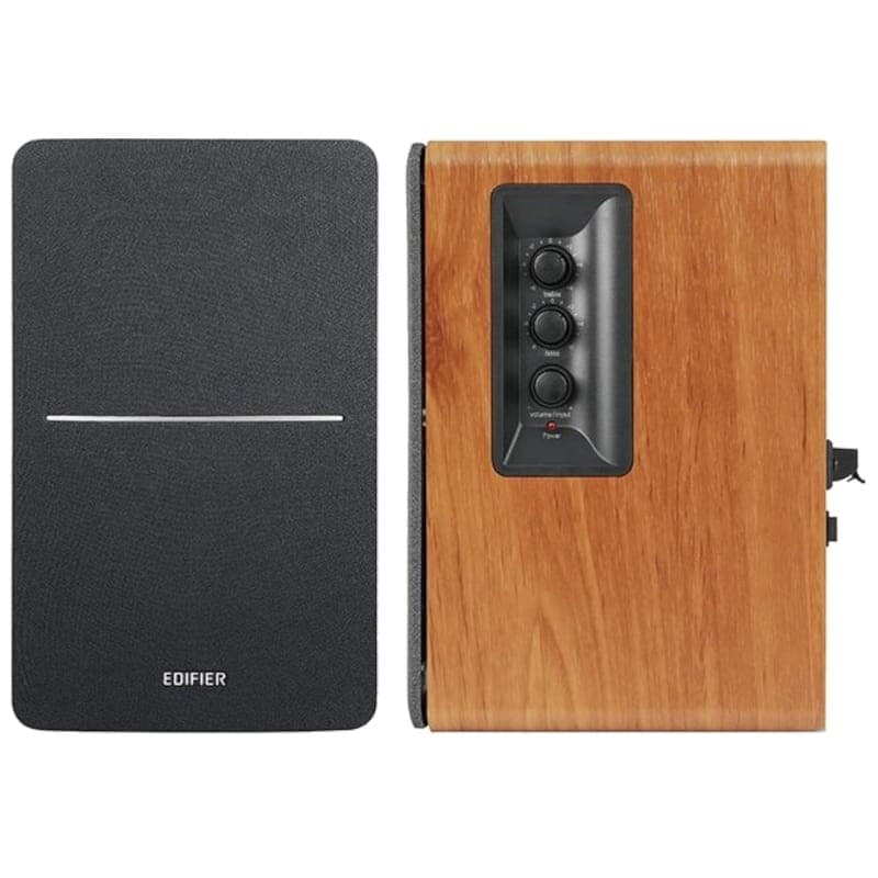 Edifier R1280DBs 42W Bluetooth Preto, Madeira - Sistema de altifalantes ativos frontal e lateral com botões