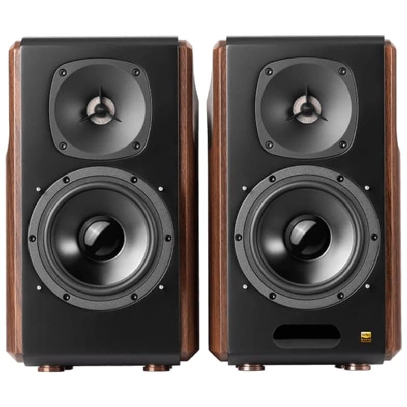 Edifier S2000MKIII 130W Bluetooth Negro, Madera - Sistema de altavoces Vista frontal