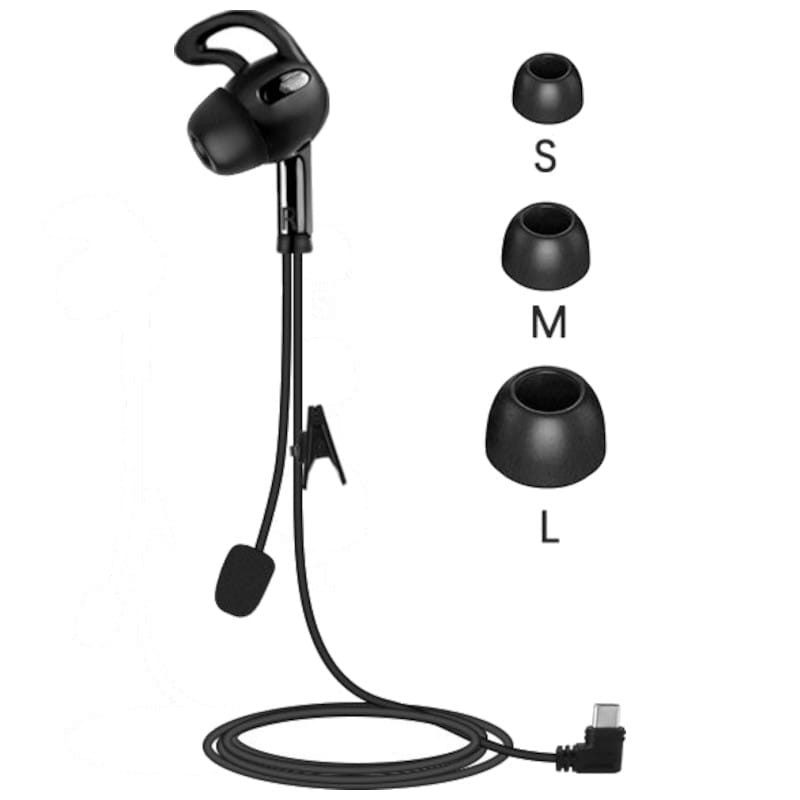 EJEAS F6 Mesh Interphone d'arbitre jusqu'à 6 personnes Bluetooth Noir - Ítem1