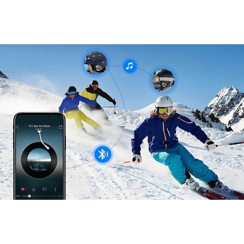 EJEAS S2 Ski Mesh 4 personnes Conversation simultanée Gris - Interphone de sports de neige - Ítem5