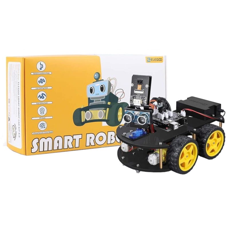 Construction de robot, bricolage pour enfants.