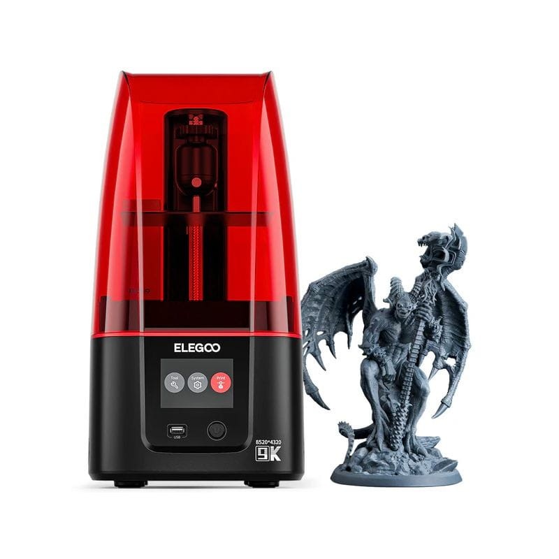ELEGOO Mars 4 MSLA 9K LCD Mono de 7 Pulgadas - Tamaño de Impresión 153.36x77.76x175mm³  - Impresora 3D de resina - Ítem2