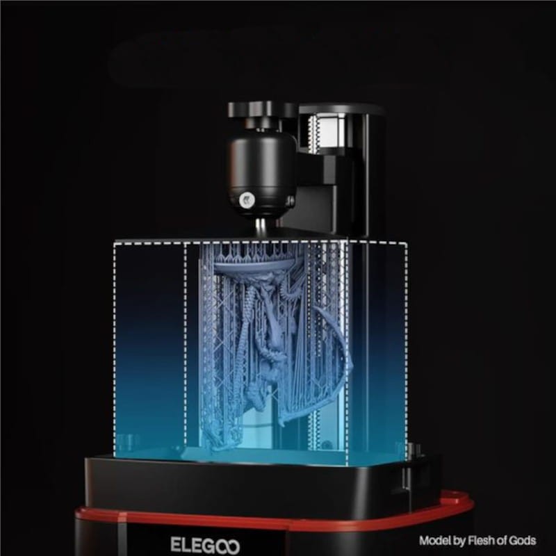 ELEGOO Mars 4 MSLA 9K LCD Mono de 7 Pulgadas - Tamaño de Impresión 153.36x77.76x175mm³  - Impresora 3D de resina - Ítem3