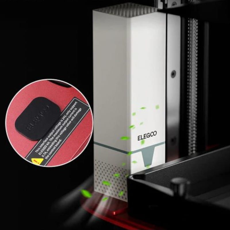ELEGOO Mars 4 MSLA 9K LCD Mono de 7 Pulgadas - Tamaño de Impresión 153.36x77.76x175mm³  - Impresora 3D de resina - Ítem7