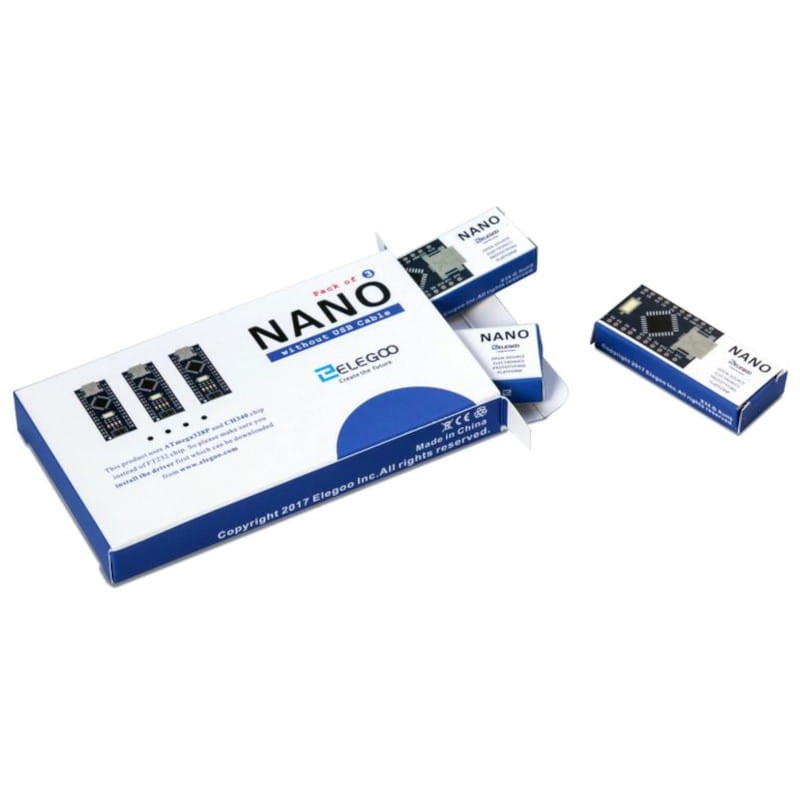 ELEGOO Nano V3.0 Pack de 3 - Placa Base - Ítem4