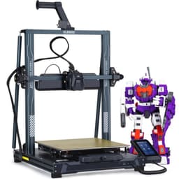 Figura de personagem 3D ao lado da impressora 3D FDM ELEGOO Neptune 4 Plus