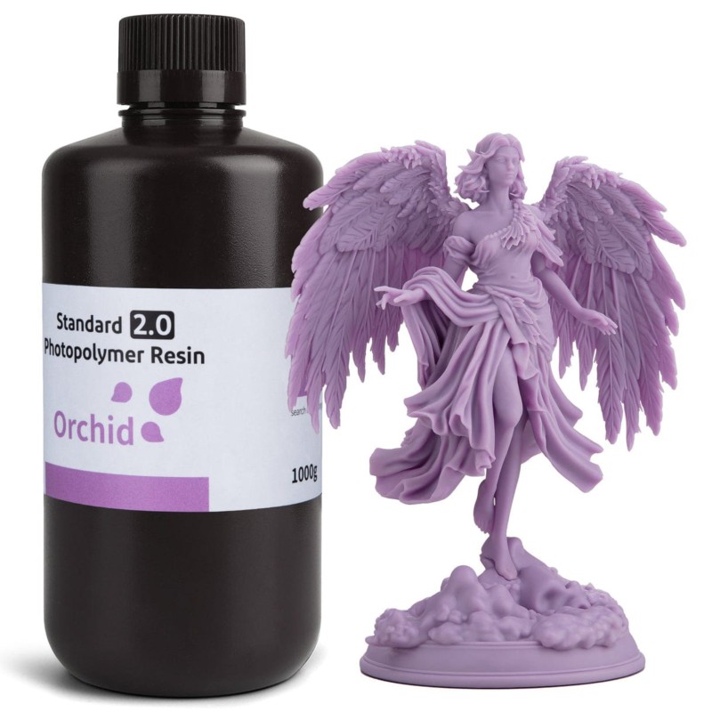 ELEGOO Resina Estándar v2.0 Color Orquídea Para Impresoras 3D de Resina LCD - 1KG - Ítem