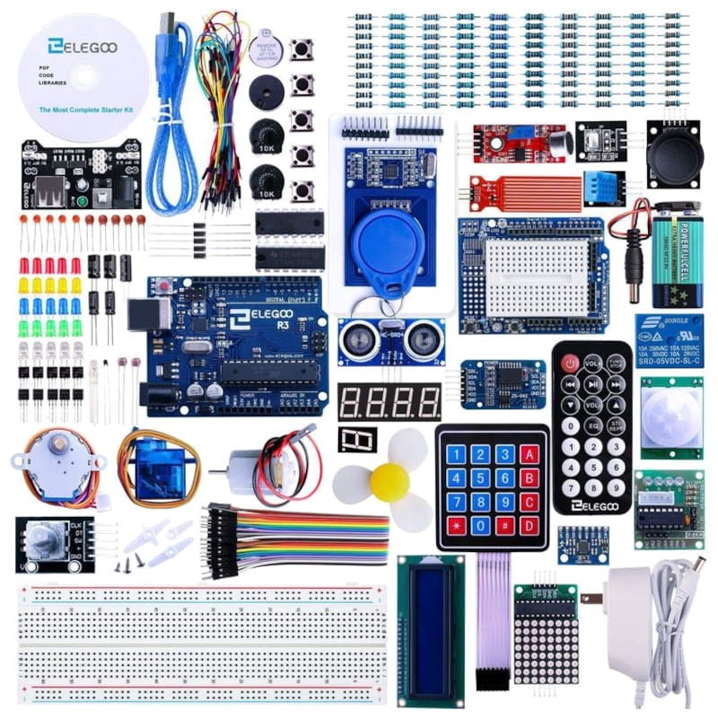 ELEGOO UNO R3 - Kit Avanzado de Iniciación DIY - Ítem