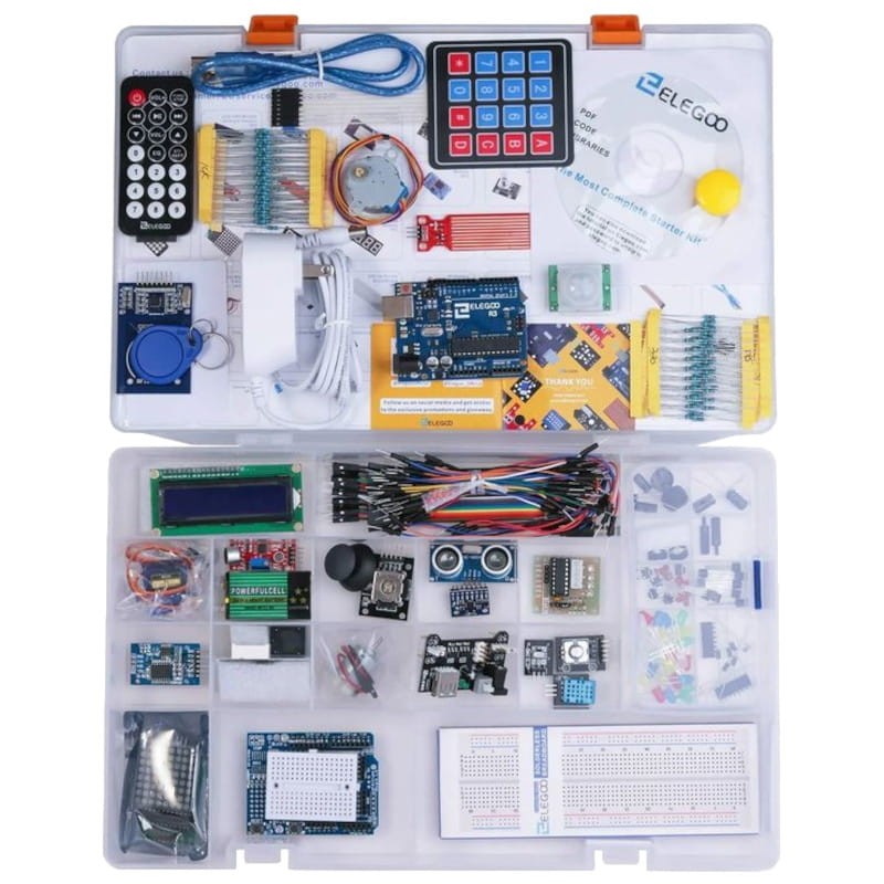 Kit Básico Arduino Uno R3 Compatible para Aprendizaje y Proyectos -  Electronilab