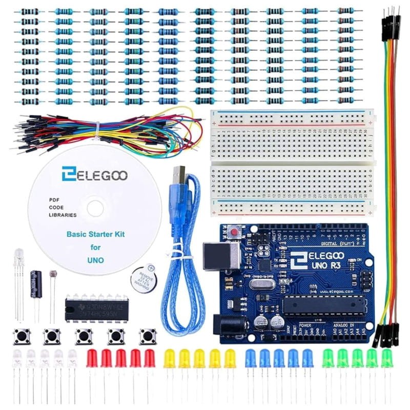 ELEGOO UNO R3 Kit básico para iniciantes Arduino IDE - Item