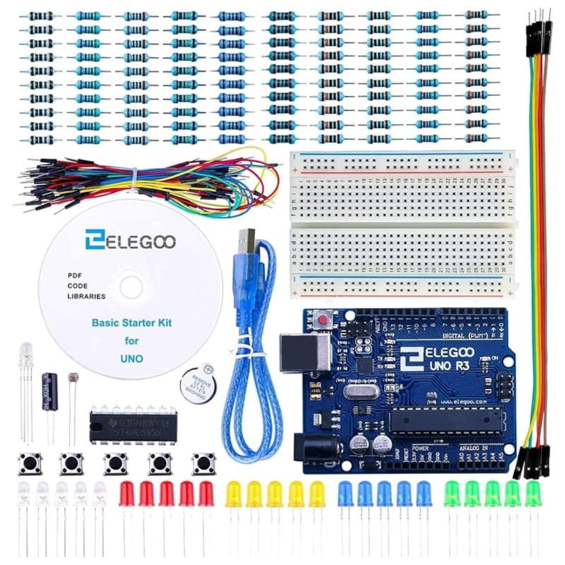 ELEGOO UNO R3 Kit Básico de Iniciación Arduino IDE - Ítem