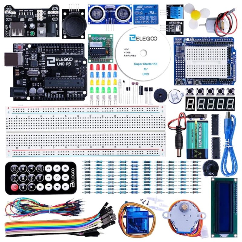 ELEGOO UNO R3 Kit Medio de Iniciacion compatible Arduino IDE - Ítem