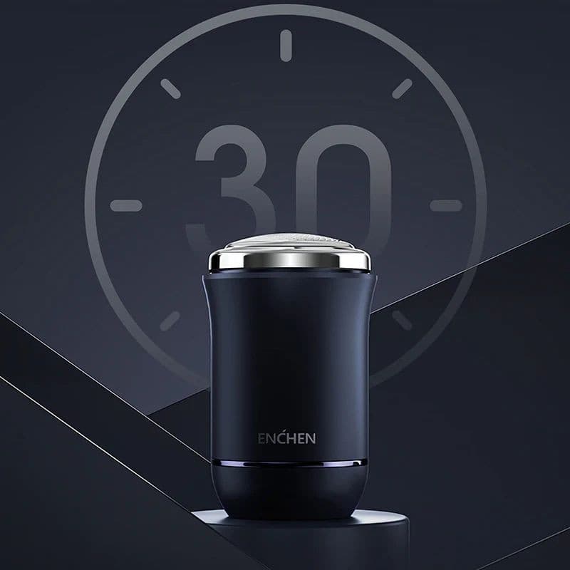 Poderoso Máquina de barbear Enchen Traveler Azul