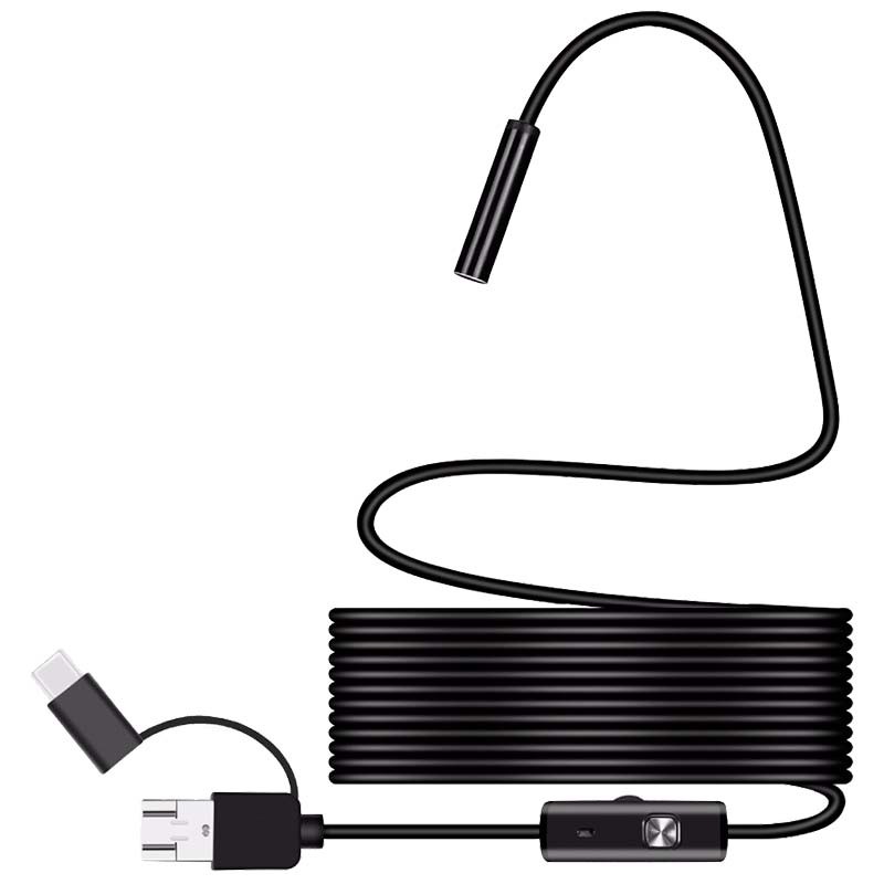 Endoscope Numérique pour Smartphone 3 en 1 - 7 mm/1 mètre - Ítem