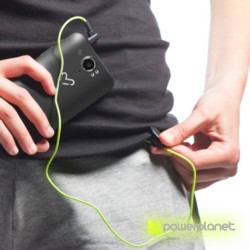 Energy Earphones Running One Neon Green Mic - Ítem2