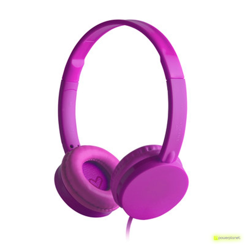 Energy Headphones Colors Grape Mic