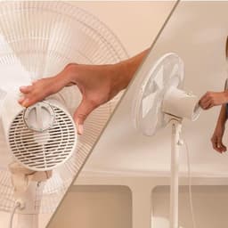 Cecotec EnergySilence 535 40W 2in1 White - Détails de la commande de ventilateur
