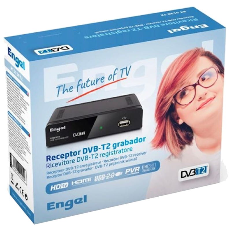 Engel Rt5130t2 Receptor Dvb-t2 Hd Tdt Pvr Usb Hdmi Euroconector Epg  Teletexto con Ofertas en Carrefour