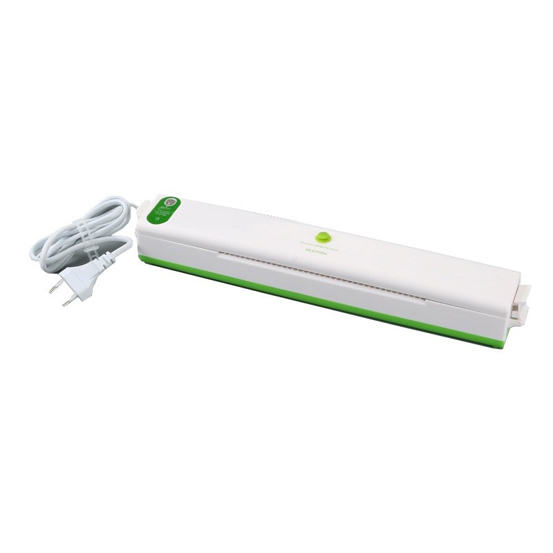 Envasadora al Vacío Eléctrica G-88 + 15 Bolsas de Envasado 30 x 20 cm - Color naranja y blanco - Conservar la Comida de Forma Fresca - 15 Bolsas de Envasado preparadas - Bajo Consumo - Incorpora Imán para adherirse al Frigorífico - Todo tipo de Alimentos