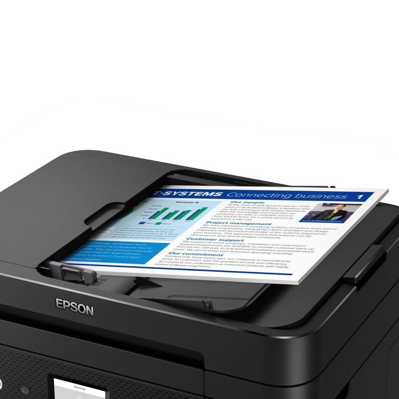 Impressora Multifuncional Epson WorkForce WF-2960DWF Tinta Cor WiFi Preto - Item4