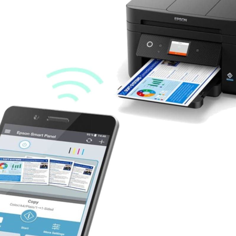WiFi de Imprimante multifonction Epson WorkForce WF-2960DWF Couleur WiFi Noir