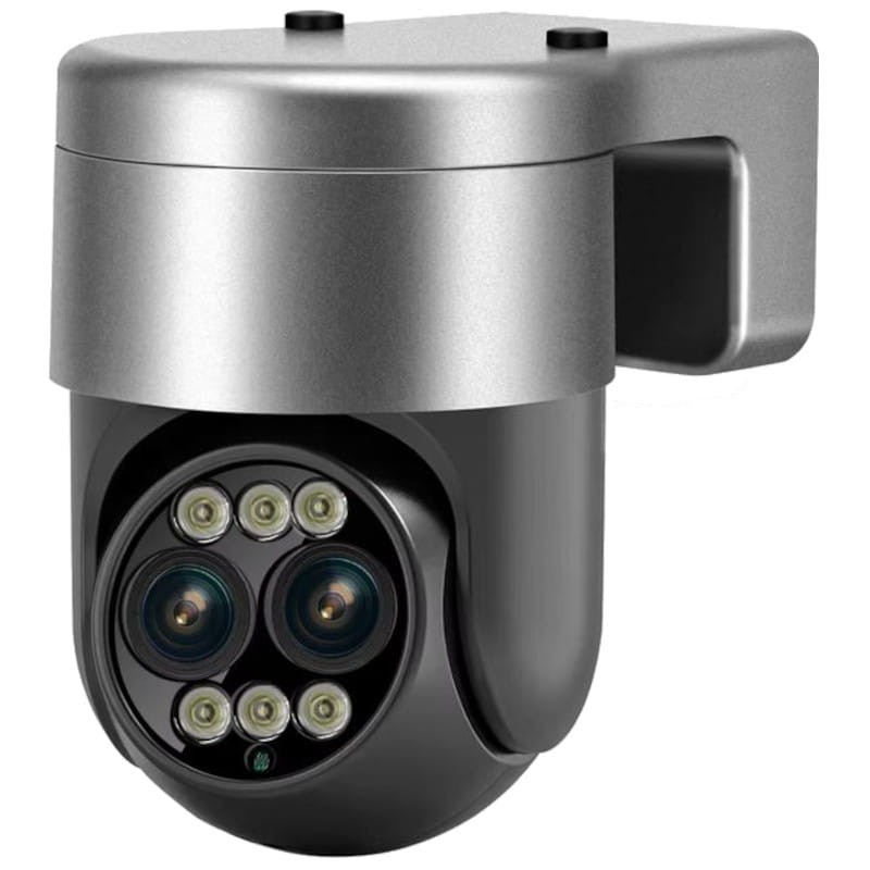 Escam G03 4+4 MP Lente Dupla PTZ 8x Zoom WiFi Cinza - Câmara de Segurança IP - Item