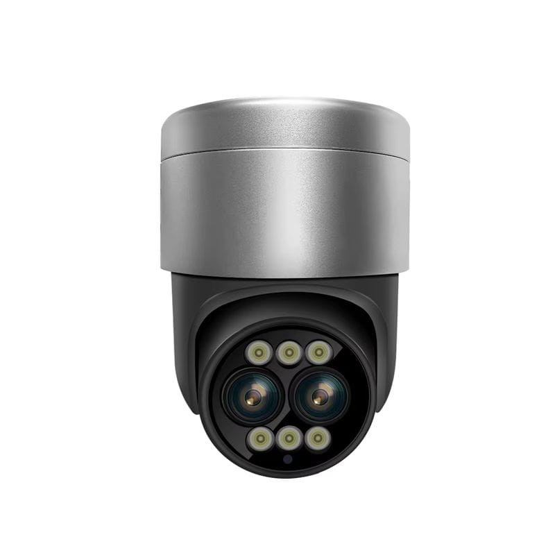 Escam G03 4+4 MP Lente Dupla PTZ 8x Zoom WiFi Cinza - Câmara de Segurança IP - Item1