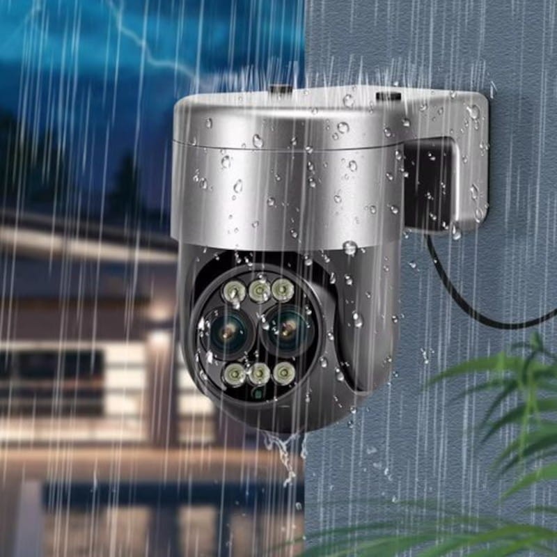 Escam G03 4+4 MP Lente Dupla PTZ 8x Zoom WiFi Cinza - Câmara de Segurança IP - Item4