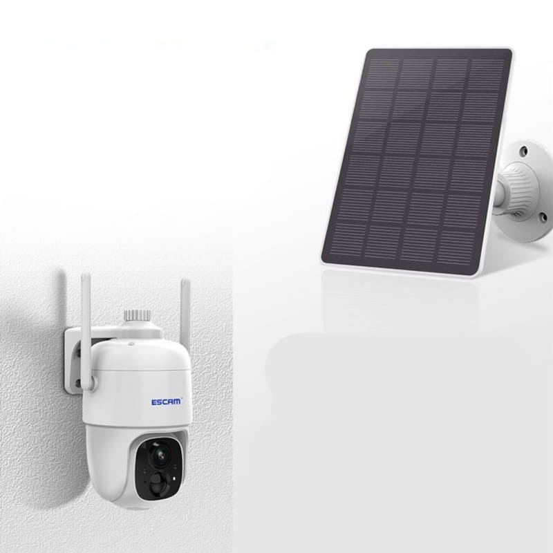 Caméra de Surveillance IP Escam G24 3M Wifi Panneau solaire Blanc - Non Scelle - Ítem2