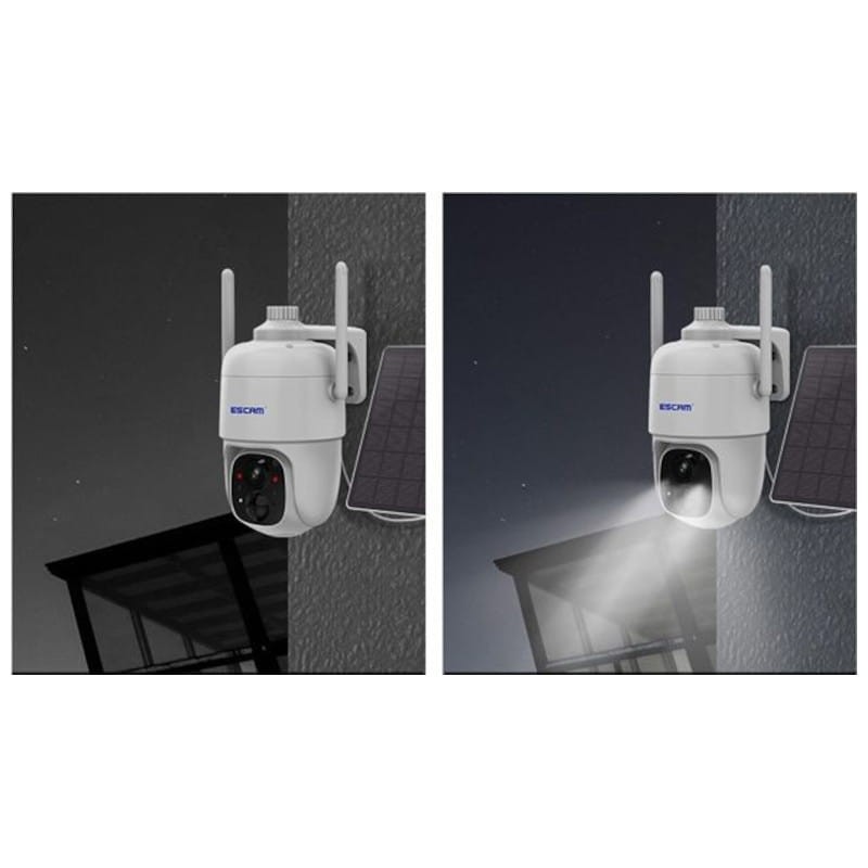 Caméra de Surveillance IP Escam G24 3M Wifi Panneau solaire Blanc - Non Scelle - Ítem3