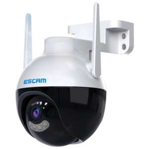 Câmera de Segurança IP Escam QF300 3MP Outdoor Visão Noturna Wi-Fi Branco