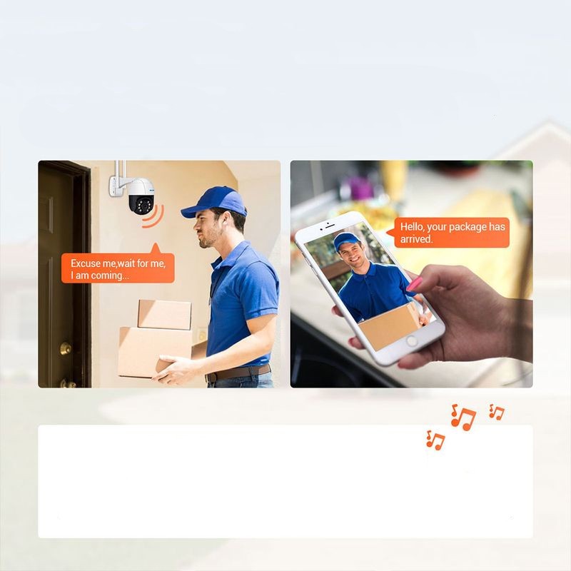 Escam QF518 5MP P/T WiFi Blanc - Caméra de sécurité IP - Ítem7
