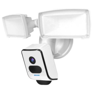 Câmera de Segurança IP Escam QF612 Visão Noturna Cor Wi-Fi Branco