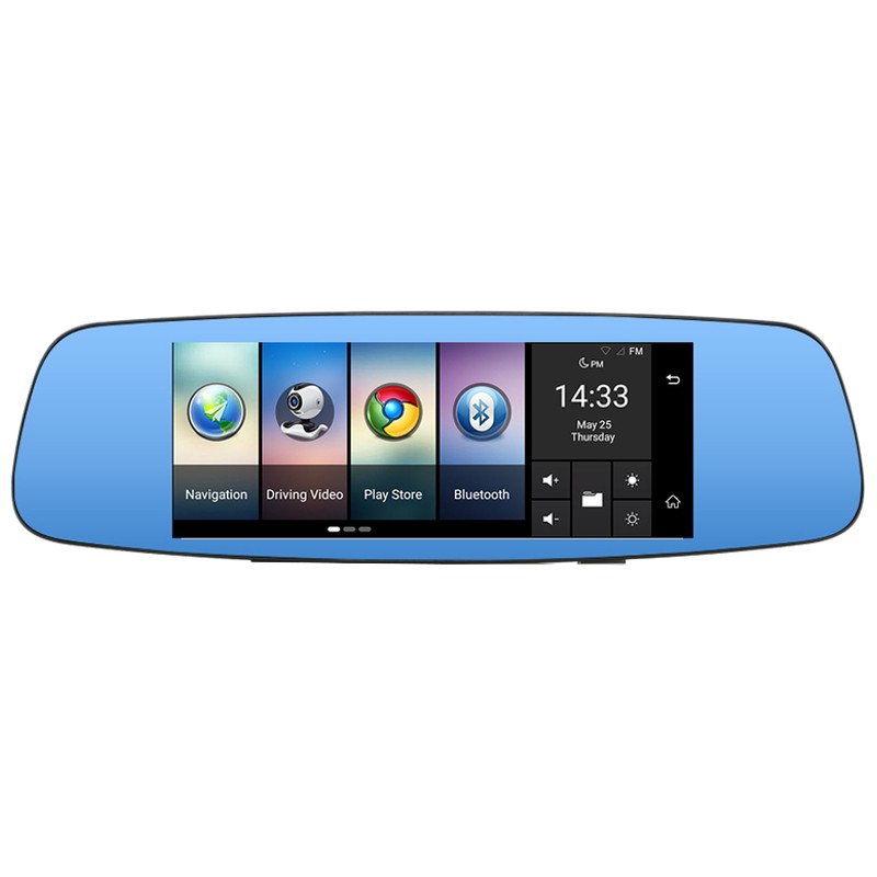 Espelho Retrovisor Junsun A800 7 Android GPS com Câmaras Park Assist Full HD