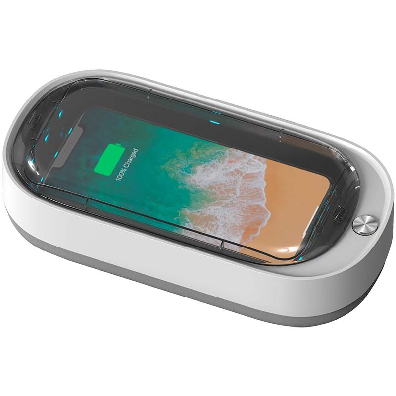 Esterilizador de Smartphone com Carregador Sem fio S100 - Item