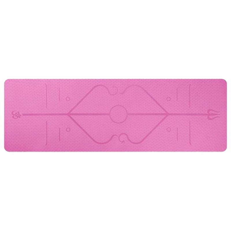 TPE Yoga Mat Pad 183x61cm Pink