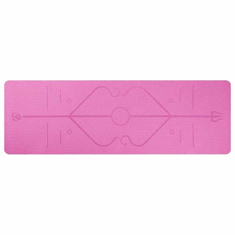 Tapete de Ioga TPE Mat 183x61cm Rosa - Item