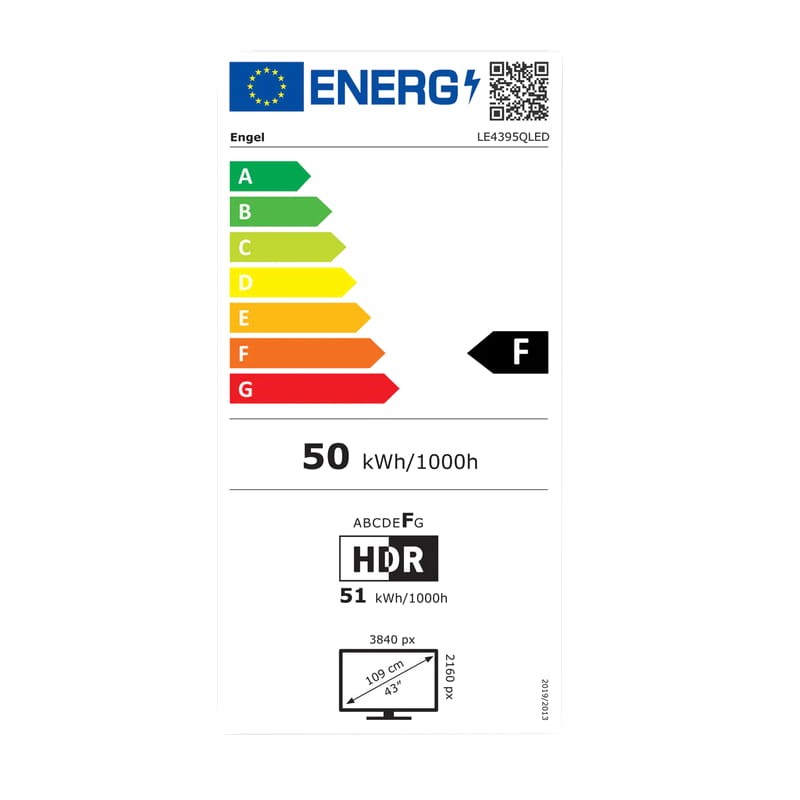Engel LE4395 43 QLED 4K Ultra HD Smart TV Wifi Negro - Televisor - Ítem6