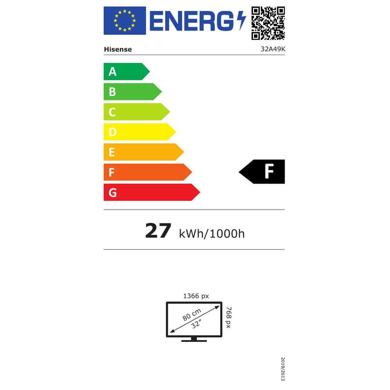 Hisense 32A49K 32 HD Smart TV Negro - Televisor - Ítem10