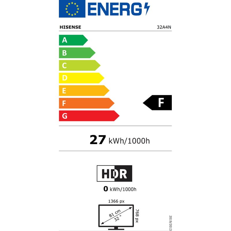 Hisense 32A4N 32 HD Smart TV Wifi Noir - TV - Ítem3