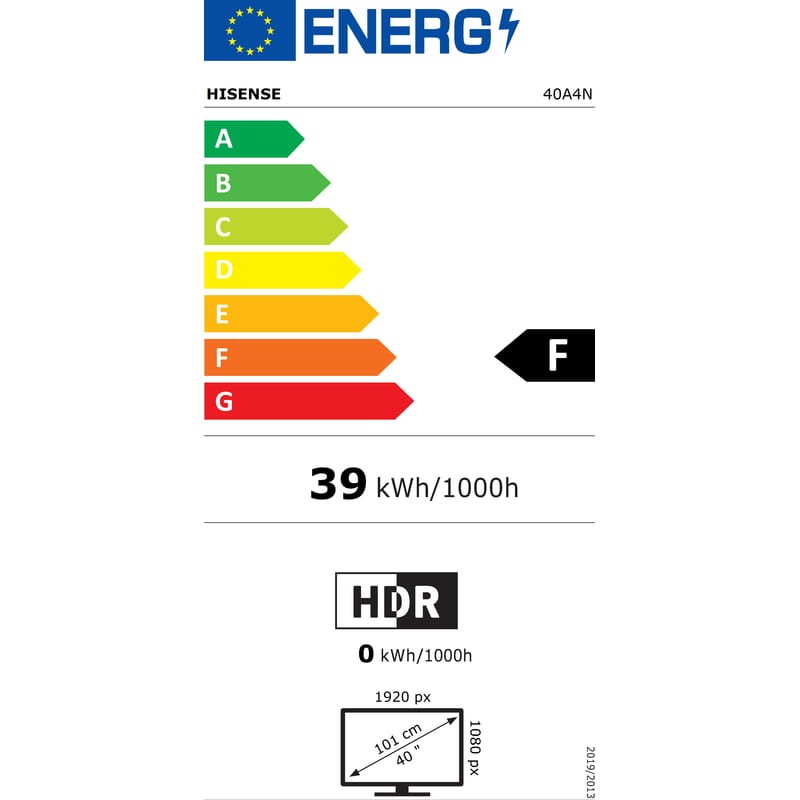 Hisense 40A4N 40 Full HD Smart TV Wifi Noir - TV - Ítem3