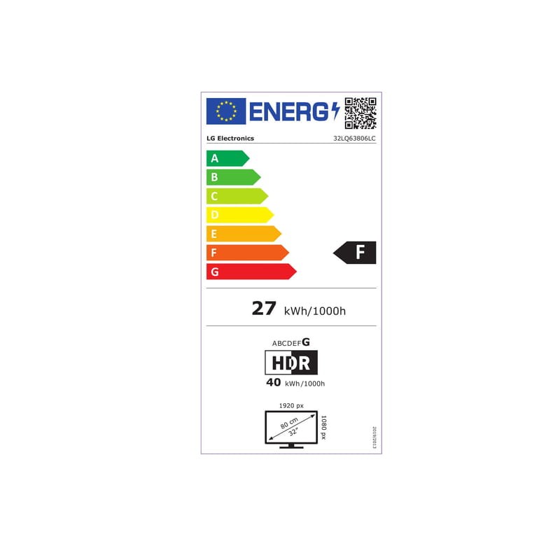 LG - Televisión 32 pulgadas (81 cm) FHD, Smart TV webOS22